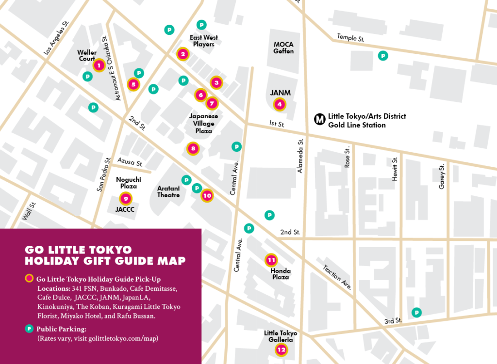 Little Tokyo Los Angeles Map Maps For You